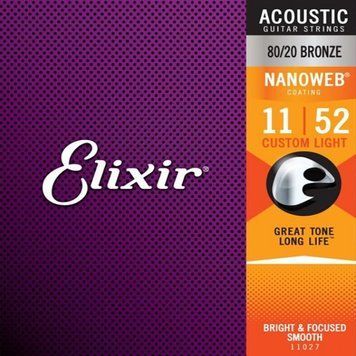 ELIXIR AC NW CL Bronze NanoWeb Custom Light (11-52) 236029 фото