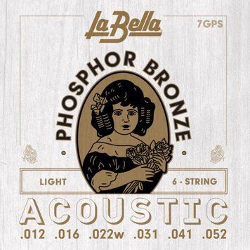 LA BELLA Classic Guitar Strings 7GPS, .012, .052