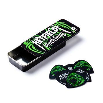 Набір медіаторів Dunlop PH112T1.14 Hetfield's Black Fang Pick Tin 1.14 mm (6 шт.) 119186 фото