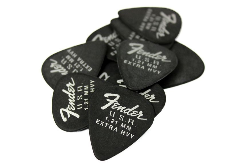 FENDER 351 DURA-TONE 1.21 12-PACK, BLACK