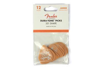 FENDER 351 DURA-TONE .84 12-PACK, BUTTERSCOTCH BLONDE