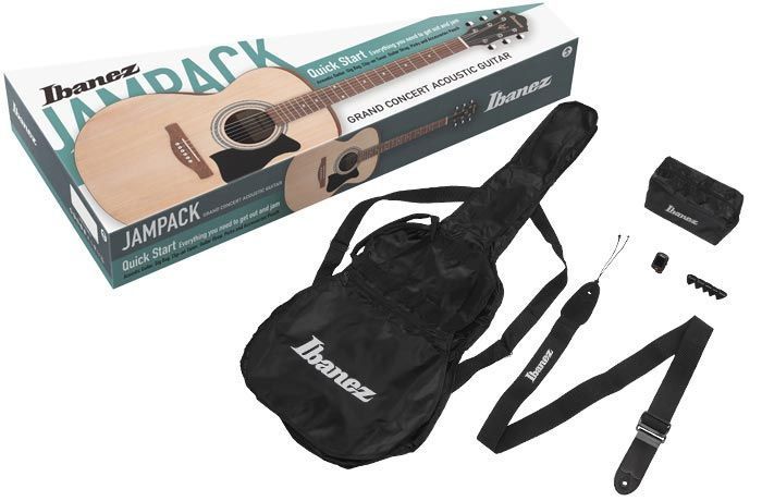 IBANEZ VC50NJP-NT JAMPACK ACOSTICK GUITAR, Natural, 21, 6, 25"