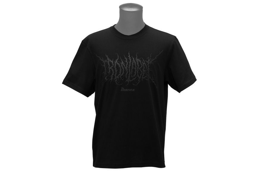 IBANEZ IBAT011S T-SHIRT IRON LABEL BLACK S SIZE ФУТБОЛКА 235599 фото