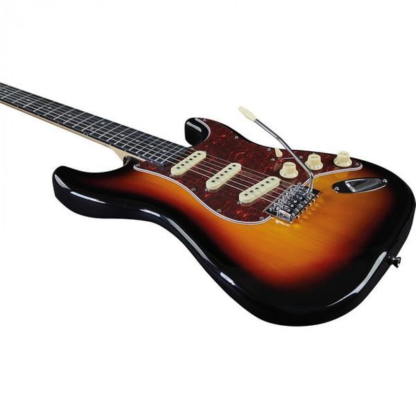 EKO GUITARS S-300 SUNBURST, Sunburst, 22, 6, Tremolo, 25.5", S-S-S