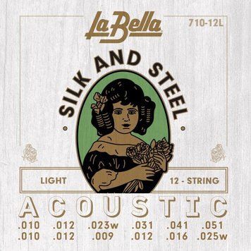 LA BELLA Classic Guitar Strings 710-12L, .009, .051