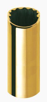CLAYTON BRSS BRASS SOCKET SLIDE GUITAR SLIDE - S, Brass