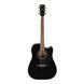 IBANEZ PF15ECE BK GUITAR ACOUSTIC-ELECTRIC, Black, 20, 6, 25.5"