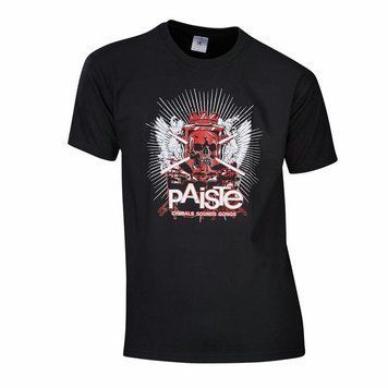 PAISTE T-Shirt Skull, XL, Black, Бавовна, XL