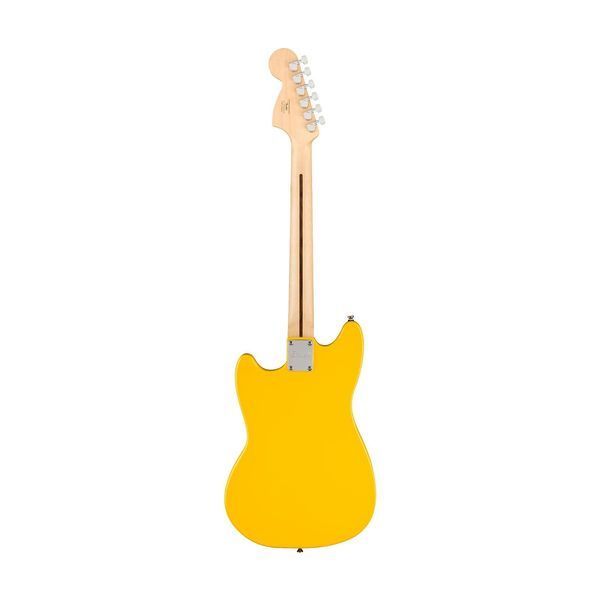 Electric Guitar SQUIER by FENDER SONIC MUSTANG LRL BPG GRAFITY YELLOW, Yellow, 22, 6, Fixed, &le; 24", S-S