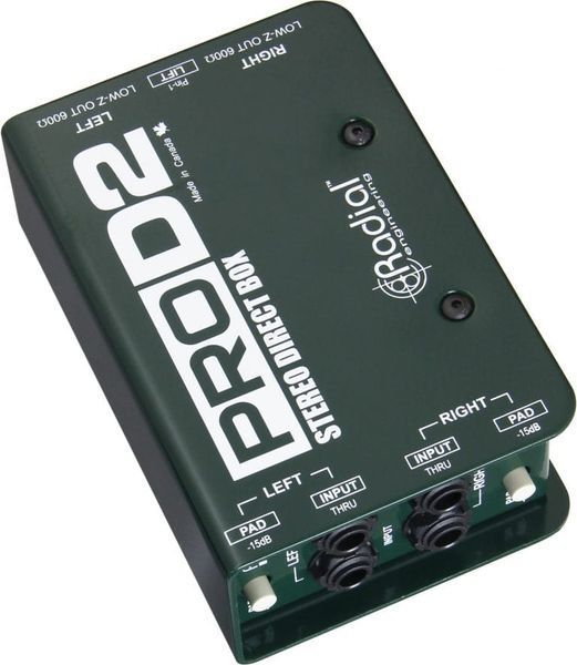 RADIAL ProD2 Stereo Passive Direct Box 242468 фото