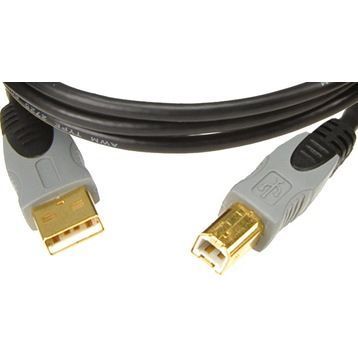 KLOTZ USB-AB1, Black, Цифровий, 1 м