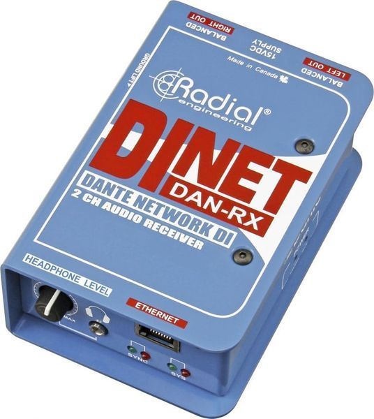 RADIAL DiNET DAN-RX Compact Dante Network Interface 284099 фото