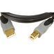 KLOTZ USB-AB1, Black, Цифровий, 1 м