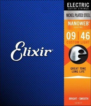 ELIXIR EL NW CL Electric Nickel Wound Custom Light (009-046) 236047 фото
