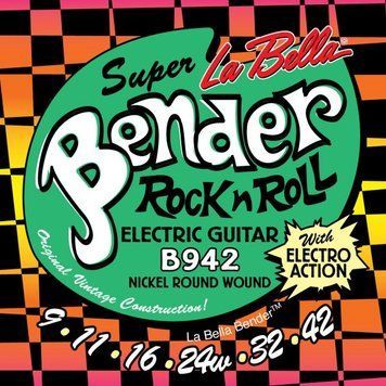 LA BELLA Electric Guitar Strings B942, .009, .042