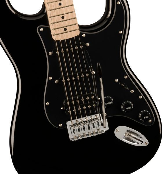 Електрогітара SQUIER by FENDER SONIC STRATOCASTER HSS MN BLACK 234210 фото