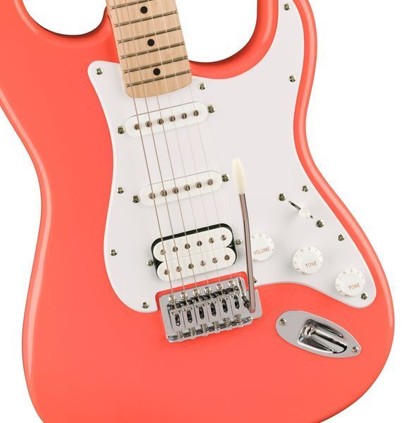Електрогітара SQUIER by FENDER SONIC STRATOCASTER HSS MN TAHITY CORAL 234209 фото