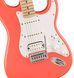 Електрогітара SQUIER by FENDER SONIC STRATOCASTER HSS MN TAHITY CORAL 234209 фото 3