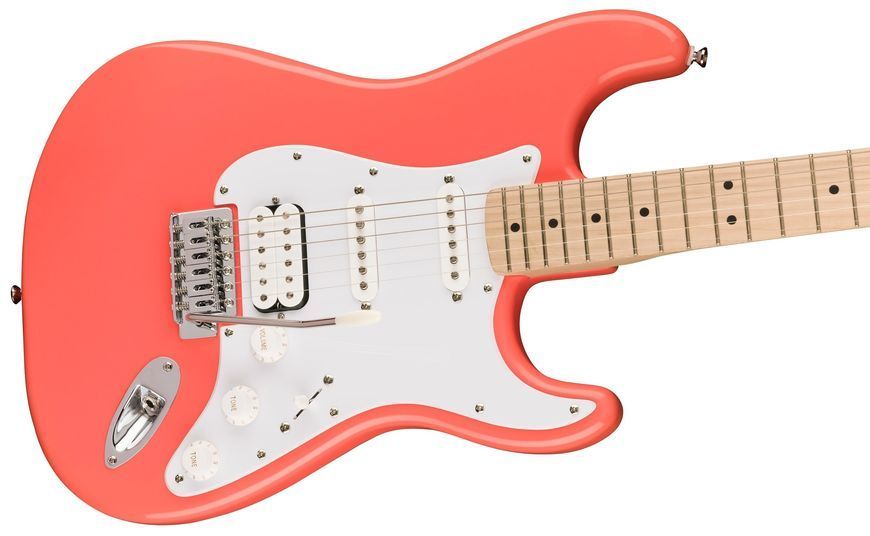 Електрогітара SQUIER by FENDER SONIC STRATOCASTER HSS MN TAHITY CORAL 234209 фото
