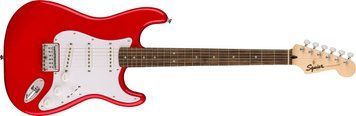 Electric Guitar SQUIER by FENDER SONIC STRATOCASTER HT LRL TORINO RED, Red, 21, 6, Fixed, 25.5", S-S-S