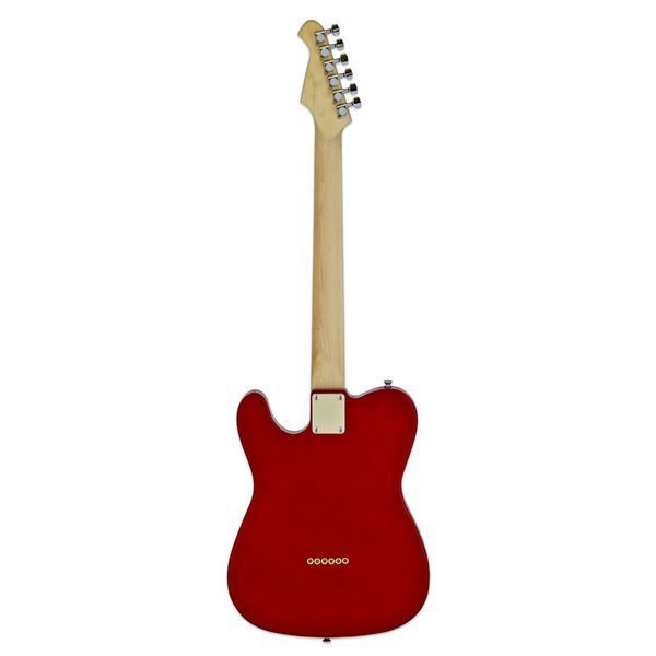 Electric Guitar ARIA TEG-002 CA, Red, 22, 6, Fixed, 25.5", S-S
