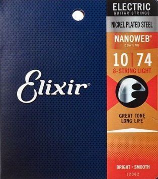 ELIXIR EL NW L 8 strings Electric Nickel Wound Light 8 strings (010-074) 285152 фото