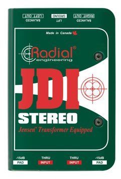 RADIAL JDI Stereo Premium Stereo Passive DI Box 282779 фото