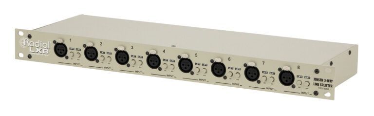 RADIAL LX8: Rackmount Line-Level Splitter & Isolator, 8