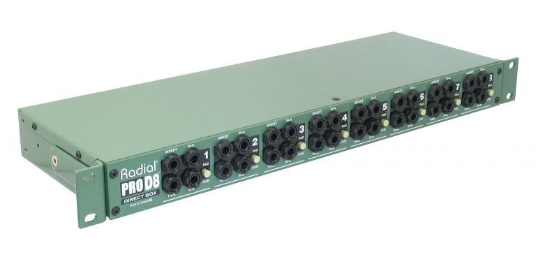 RADIAL ProD8 Passive 8-Channel Rackmount Direct Box 525503 фото
