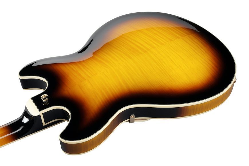 IBANEZ&nbsp;AS93FM-AYS, Sunburst, 22, 6, Fixed, 24.75", H-H