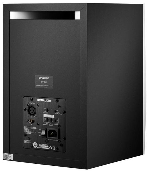 DYNAUDIO LYD 8 White Studio Monitor, 130 Вт, 2, Bass Reflex, 55 Гц, 21 кГц, 8", 1.1"
