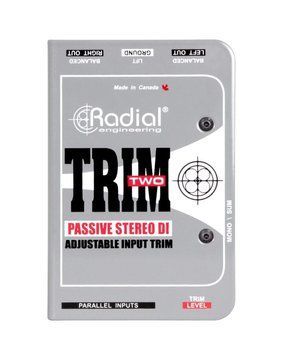 RADIAL Trim-Two Passive Stereo Direct Box with Level Control 282777 фото