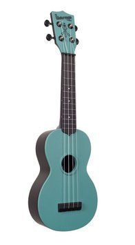 KALA WATERMAN GITD BLUE SOPRANO UKULELE