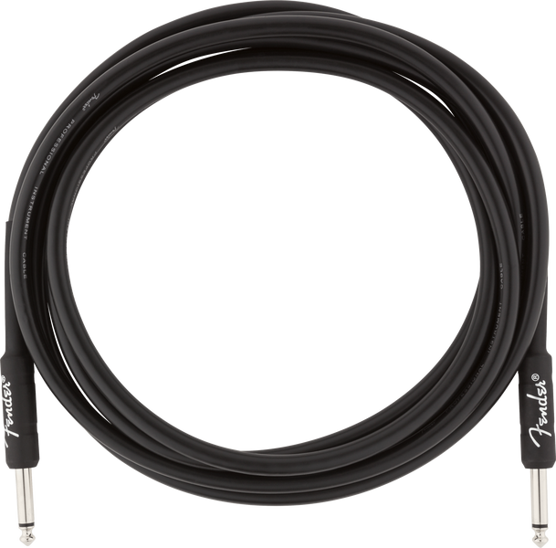 FENDER CABLE PROFESSIONAL SERIES 10' BLACK 228458 фото