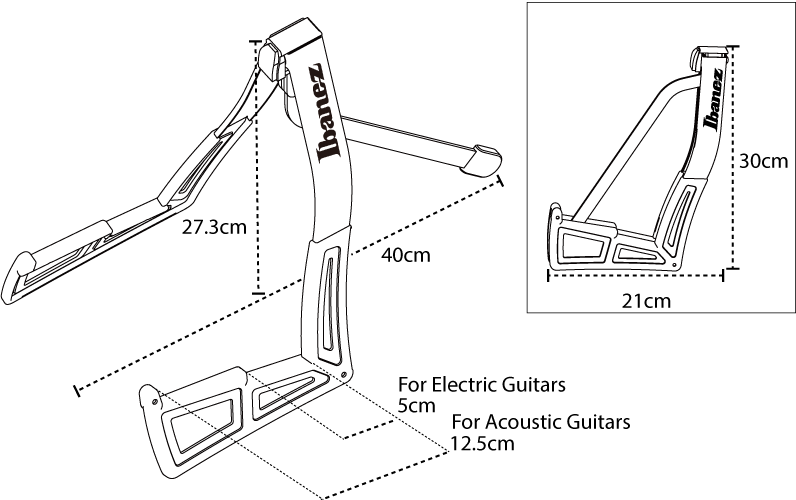 IBANEZ ST101 GUITAR STAND